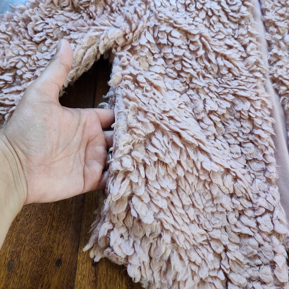 H&M|| Light Lilac fluffy/ teddy jacket Size XS - Picture 11 of 11